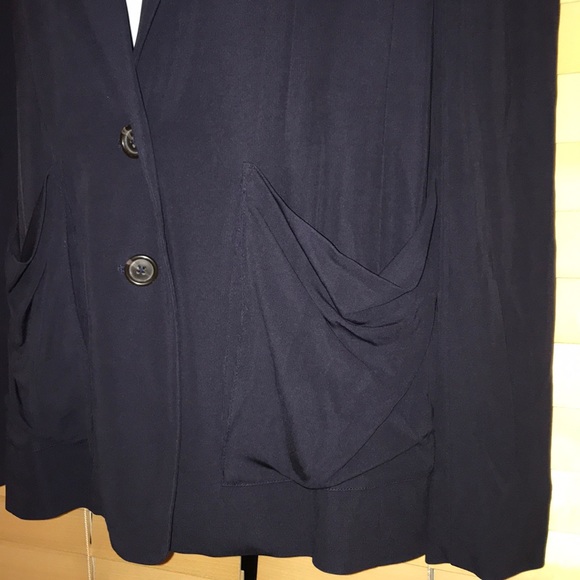 Club Monaco Navy Slouchy Blazer/ Cardigan - Picture 3 of 6
